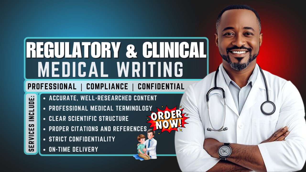 I will do your Research Communication & Clinical Documentation Expert