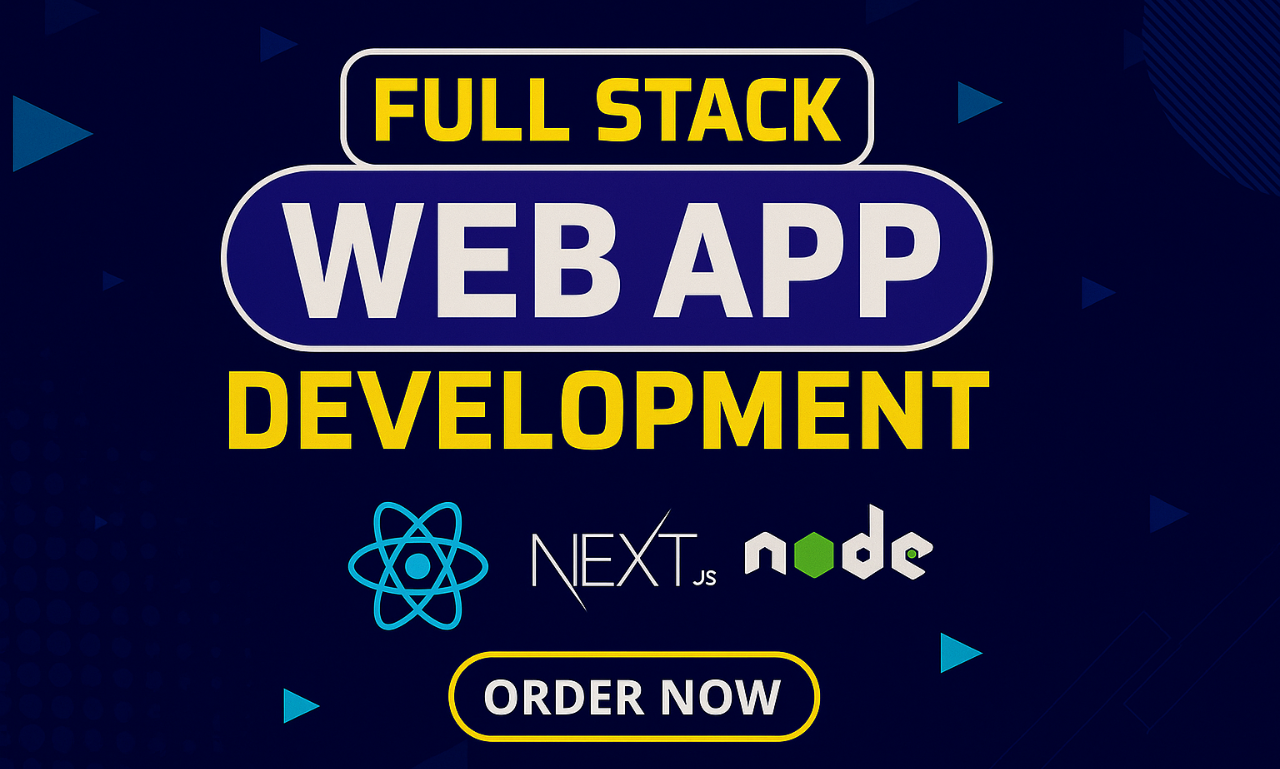 I will build custom full stack website and web app with frontend and backend