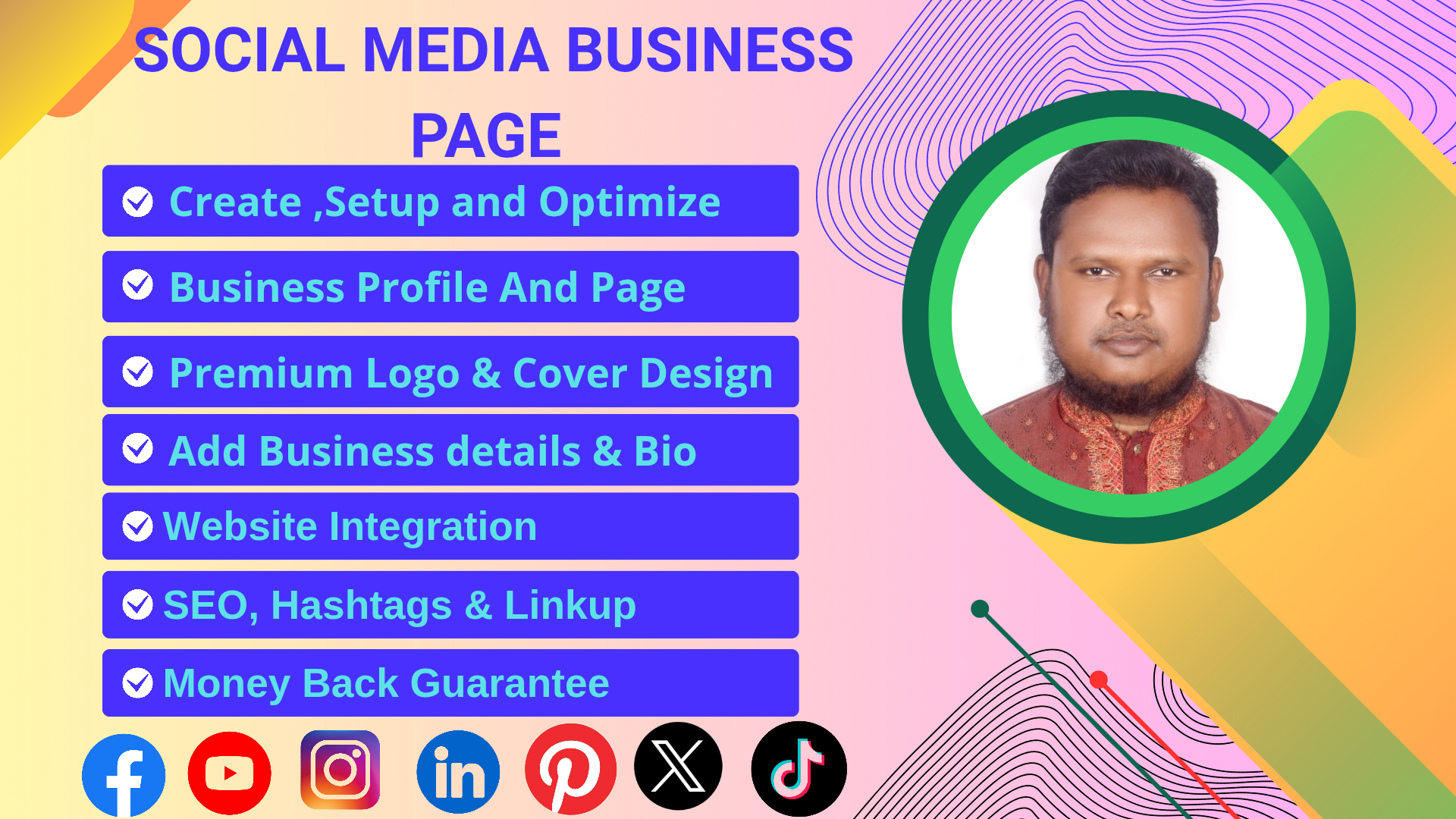 I will create social media Business Page Professionally